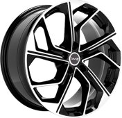 Alu kola AVUS VELGEN AC-522, 19x8.5 5x112 ET45, černá lesklá + leštění