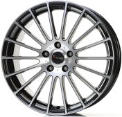 Alu kola AVUS VELGEN AC-M03, 18x8 5x112 ET45, černá lesklá + leštění