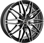 Alu kola AVUS VELGEN AC-MB6, 19x9 5x130 ET44, černá lesklá + leštění (zátěžová)