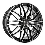 Alu kola AVUS VELGEN AC-MB6, 19x8.5 5x120 ET35, černá lesklá + leštění (zátěžová)