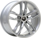 Alu kola AVUS VELGEN AF16, 17x7.5 5x112 ET51, šedivá matná + leštění