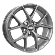 Alu kola BBS SR, 16x7 5x100 ET36, šedivá matná