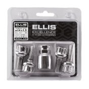 Bezpečnostní šrouby na alu kola M14x1,5x27mm SADA, koule R13 dosedací plocha