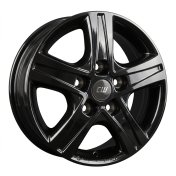 Alu kola BORBET CWD, 17x7 5x108 ET46, černá lesklá (zátěžová)