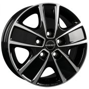 Alu kola BORBET CWG, 16x6 5x118 ET68, černá lesklá + leštění (zátěžová)