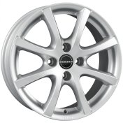 Alu kola BORBET LV4, 14x5.5 4x100 ET35, stříbrná