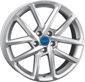 Alu kola BORBET N, 17x7 4x100 ET44, stříbrná