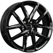 Alu kola BORBET N, 17x7 4x100 ET38, černá lesklá