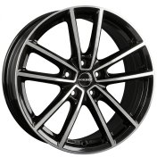 Alu kola BORBET W, 20x8 5x114.3 ET36, černá lesklá + leštění (zátěžová)