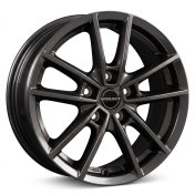 Alu kola BORBET W, 17x7 5x108 ET45, tmavě šedivá