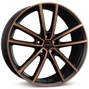 Alu kola BORBET W, 18x8 5x112 ET48, černá + měděná barva leštění