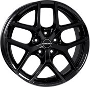 Alu kola BORBET Y, 18x8 5x108 ET45, černá lesklá