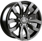 Alu kola CMS C22, 17x7.5 5x114.3 ET35, černá lesklá (zátěžová)