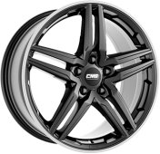 Alu kola CMS C29, 20x8.5 5x112 ET40, černá lesklá + leštění