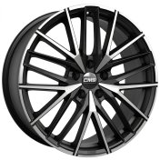 Alu kola CMS C36, 18x8 5x112 ET30, černá matná + leštění