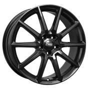 Alu kola CMS C39, 17x7 5x100 ET51, černá lesklá