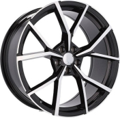 Alu kola DIVERSEN , 19x8 5x112 ET41, černá lesklá + leštění