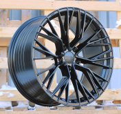 Alu kola Haxer HX024F, 22x10.5 5x112 ET38, černá matná (zátěžová)