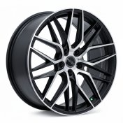 Alu kola Haxer HX035, 19x8.5 5x114.3 ET40, černá matná + leštění