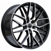 Alu kola Haxer HX035, 17x7.5 5x108 ET40, černá + leštění