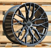 Alu kola Haxer HX042, 20x8.5 5x112 ET40, černá + tmavé leštění