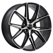 Alu kola Haxer HX043, 19x8.5 5x114.3 ET40, černá matná + leštění