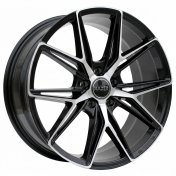 Alu kola Haxer HX043, 18x8 5x110 ET28, černá + leštění