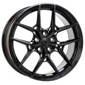 Alu kola Haxer HX044, 19x8.5 5x112 ET40, černá lesklá