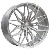 Alu kola Haxer HXF02, 21x10.5 5x112 ET30, Broušená stříbrná