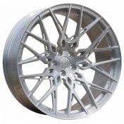 Alu kola Haxer HXF03, 21x10.5 5x112 ET30, Broušená stříbrná
