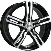 Alu kola INTER ACTION KARGIN, 16x6.5 5x118 ET45, černá lesklá + leštění (zátěžová)