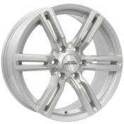 Alu kola INTER ACTION KARGIN 6, 16x7 6x130 ET50, stříbrná (zátěžová)