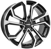 Alu kola IT WHEELS ELLA, 17x7.5 5x114.3 ET40, černá lesklá + leštění
