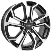 Alu kola IT WHEELS ELLA, 16x6.5 5x100 ET38, černá lesklá + leštění