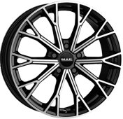 Alu kola MAK ASPHALT, 19x8 5x112 ET40, černá lesklá + leštění (zátěžová)