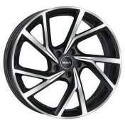Alu kola MAK KASSEL, 20x8.5 5x112 ET37, černá lesklá + leštění (zátěžová)
