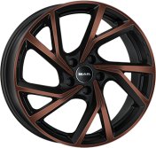 Alu kola MAK KASSEL, 19x7.5 5x112 ET50, černá + měděná barva leštění (zátěžová)