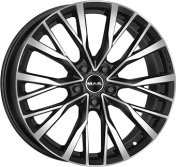 Alu kola MAK KENT, 22x10 5x120 ET42, černá lesklá + leštění (zátěžová)