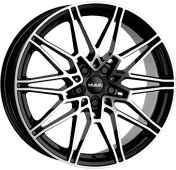 Alu kola MAK KOENIG, 20x8 5x112 ET45, černá lesklá + leštění (zátěžová)