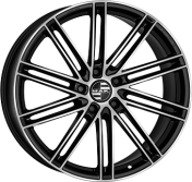 Alu kola MAK LEIPZIG, 20x9 5x130 ET57, černá lesklá + leštění (zátěžová)