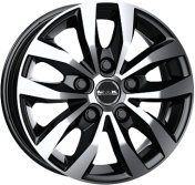 Alu kola MAK LOAD 5, 16x6.5 5x130 ET55, černá lesklá + leštění (zátěžová)
