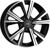 Alu kola MAK QVARZ, 17x7 5x100 ET39, černá lesklá + leštění