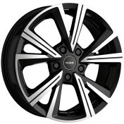 Alu kola MAK QVARZ, 16x6.5 5x114.3 ET40, černá lesklá + leštění