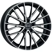 Alu kola MAK SPECIALE, 20x8.5 5x112 ET38, černá lesklá + leštění (zátěžová)