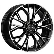 Alu kola MAK STILO-D, 20x10 5x112 ET58, černá lesklá + leštění (zátěžová)