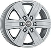 Alu kola MAK STONE 6, 17x7.5 6x130 ET60, stříbrná (zátěžová)
