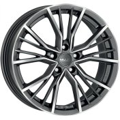 Alu kola MAK UNION, 19x8.5 5x112 ET39, šedivá + leštění (zátěžová)