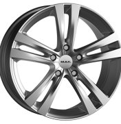 Alu kola MAK ZENITH, 14x5.5 4x100 ET35, stříbrná