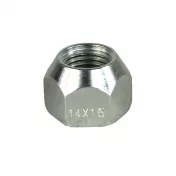 Matice na plechové disky Ford, Land Rover M14x1,5 kužel, klíč 21, výška 16 mm, otevřená