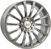 Alu kola MILLE MIGLIA MM047, 19x8 5x112 ET45, černá lesklá + leštěný límec